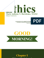 Chapter 1 Basic Concepts About Ethics