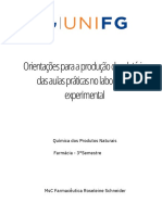 Aula 2. Orientações para A Produção de Relatórios Das Aulas Práticas Do Laboratório Experimental PDF