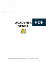 Academia SENDA Orientaciones Tecnicas