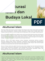 Akulturasi Islam Dan Budaya Lokal