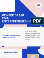 Konsep Dasar Edu-Enterpreneurship