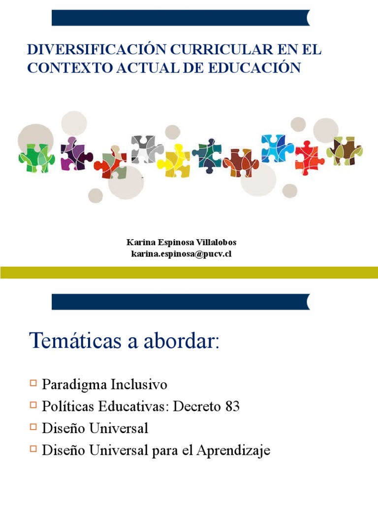 Diversificación Curricular Inclusiva | PDF | Plan de estudios ...