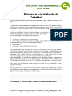 Tema 34 - Faça A Diferença No Ambiente de Trabalho