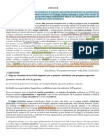 Comentario de Texto - Recuperar Los Bosques - Opción B