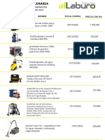 Hoja de Inventario para Empresas Imprimible Con Estilo Minimalista en Colores Blanco y Negro