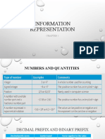 Information Representation