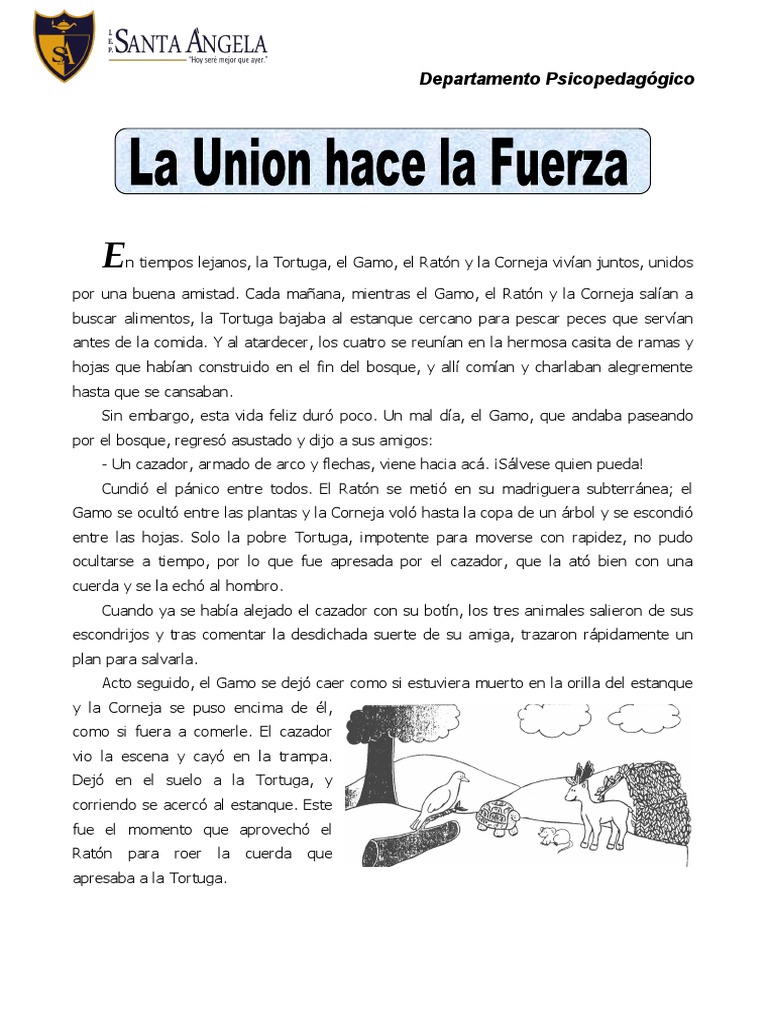 La Unión Hace La Fuerza - Translation Into English