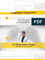 Pelatihan Kader Vaksin PCV - Dr. Yazid Azhari