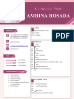 Amrina Rosada: Curriculum Vitae