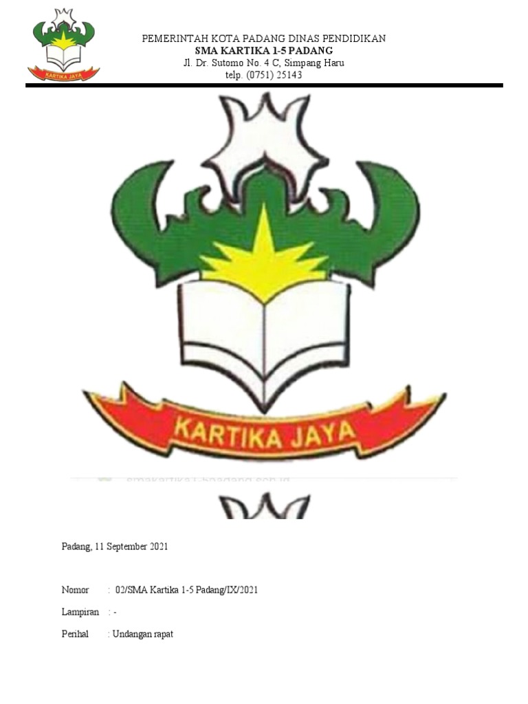 Tugas 14 Bahasa Indonesia Surat Resmi, Rut Adelina Sonomasi Manao ...