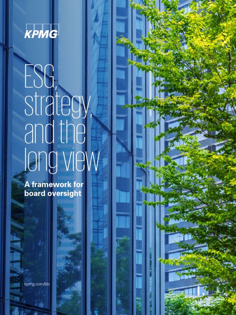 ESG Strategy for Long-Term Value | PDF | Career & Growth | Business