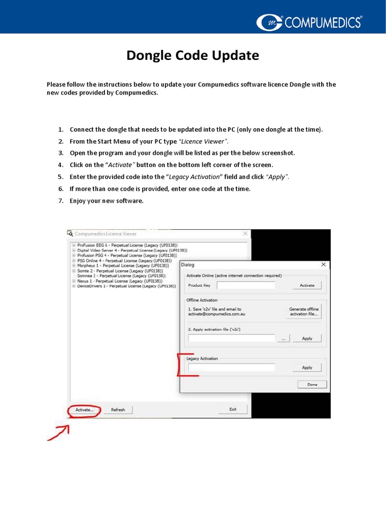 Dongle Code Update Instructions PDF