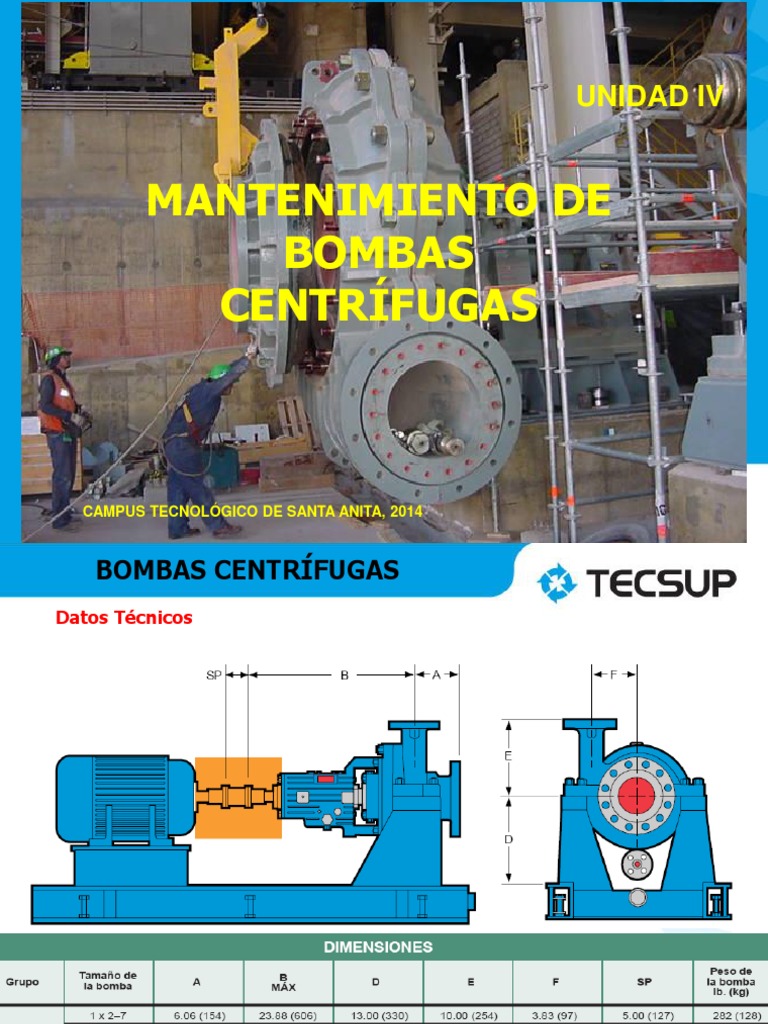 Mantenimiento de Bombas Centrífugas | PDF | Máquinas | Bienes ...