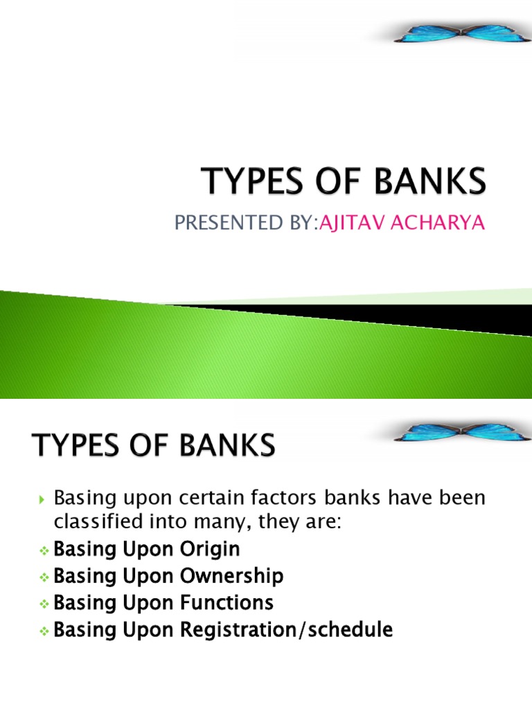 Types of Banks Explained | PDF | Reserve Bank Of India | Banks