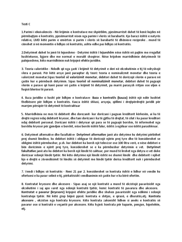 Testi C | PDF