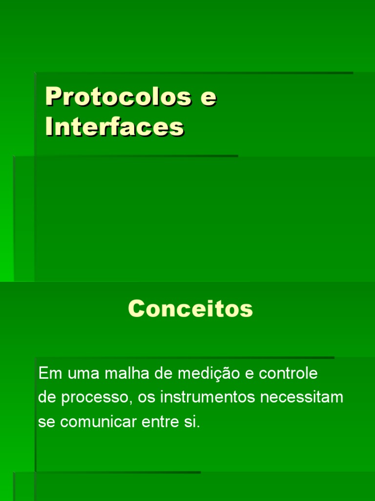 Protocolos e Interfaces | Download grátis PDF | Rede de computadores ...