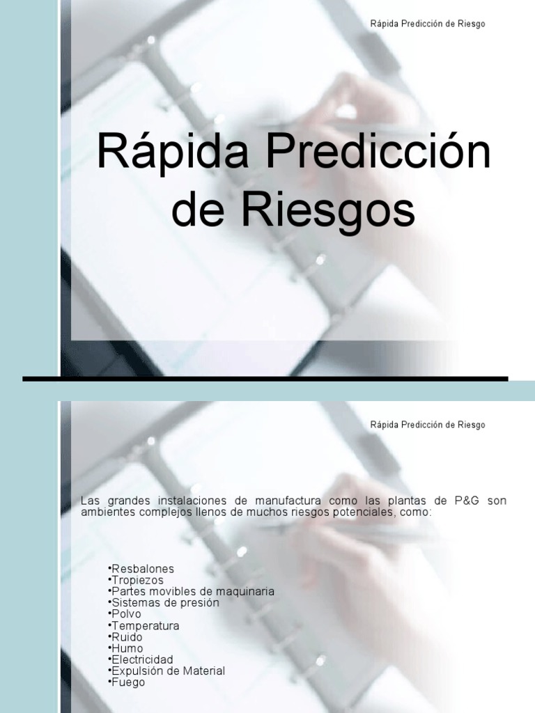 Modular Rapida Prediccion de Riesgos | PDF