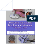 Mantenimiento y Reparacion de Relojes Mecanicos