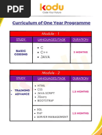 Kodu Brochure Curriculum