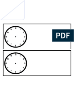 Time Puzzle Template