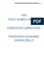 1600 Físico Química Aplicada - Exercícios Comentados - Com Isbn