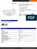 Sensor de Movimiento para Techo, Alcance 10 M, Volteck