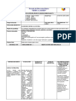 Formato Planificación Interdisciplinar Octavos Años