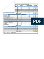 Planilha de custos - Segurança do Trabalho NWN