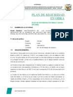 Plan de Seguridad y Salud