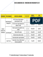 Calendrier GEA