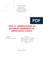 Tema 24 Generalidades de Bacterias Anaerobias de Importancia Clínica