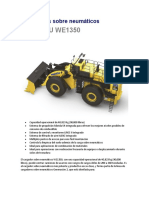 Cargador Sobre Neumáticos KOMATSU WE-1350