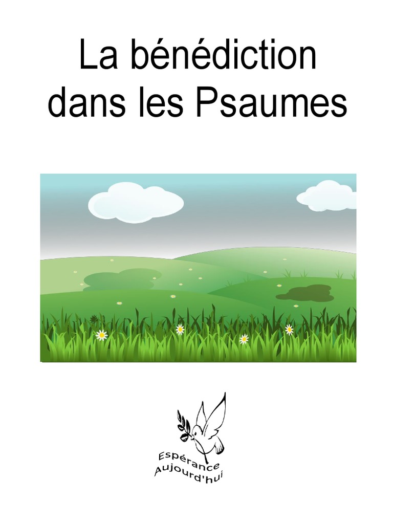 Bénédiction Dans Les Psaumes La Website Version Pdf