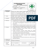 Sop Kalibrasi Validasi Instrumen