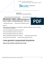 Mises Brasil - Como Garantir A Perpetuação Da Pobreza