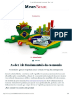 As Dez Leis Fundamentais Da Economia - Mises Brasil