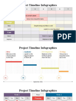 Project Timeline Infographics 