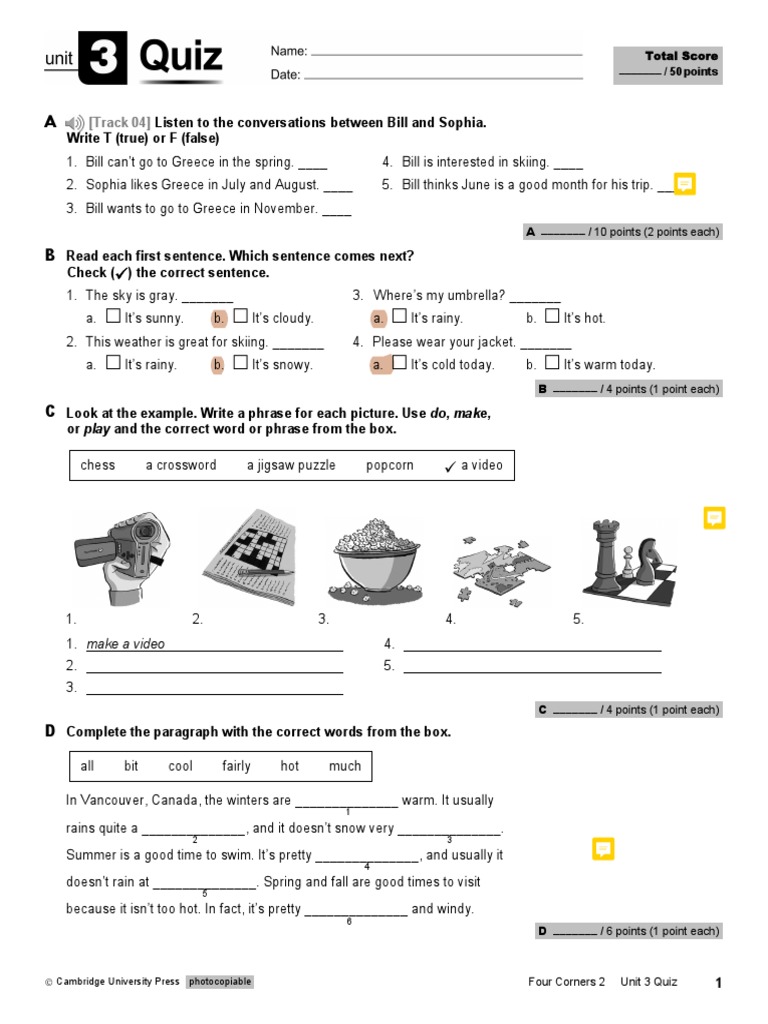 Unit3 Quiz Pdf