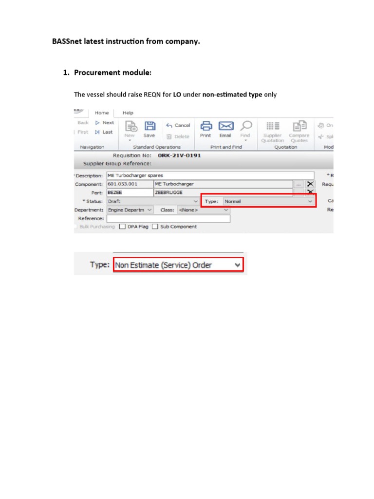 BASSnet latest instruction from company | PDF