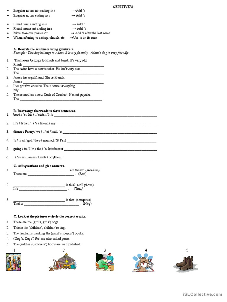 Genitive case pdf