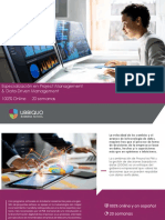 NEW! Especializacion en Project Management PMI & Data-Driven Management