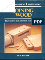 Joining Wood Techniques For Better Woodworking by Nick Engler