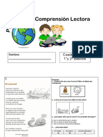 Cuadernillo Nº1 Comprensión Lectora 1º Avance