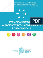 Recomendaciones para La Atención de Usuarios Con Antecedentes de Covid 19