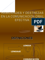 Destrezas Comunicativas