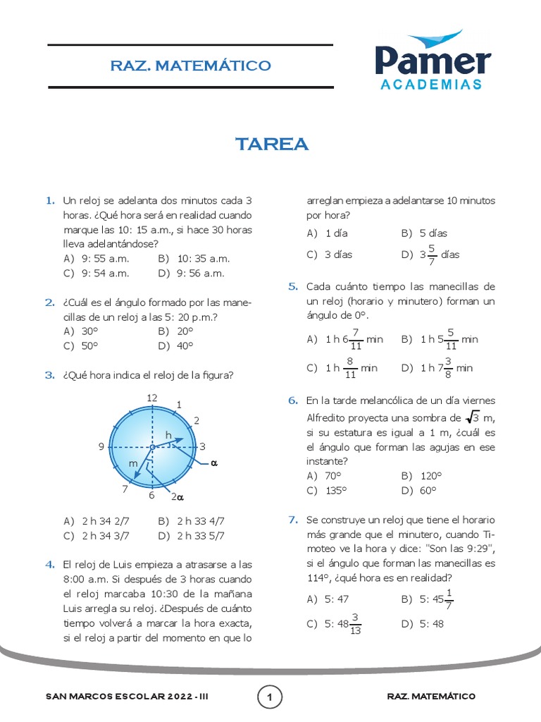 RM - Sem - 7 - Cronometría I | PDF