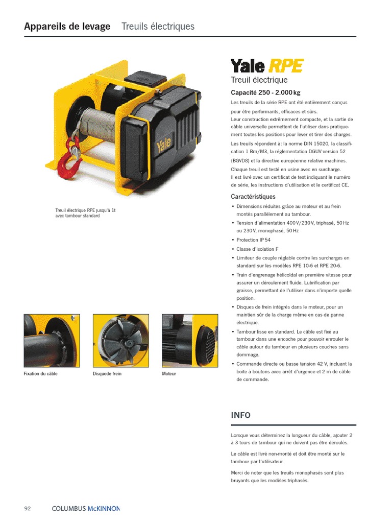Moteur De Treuil électrique 12V H.D Electrodyne - Modèle M-2400 / W-8930B - Réversible, 20 Lbs - Usage Industriel