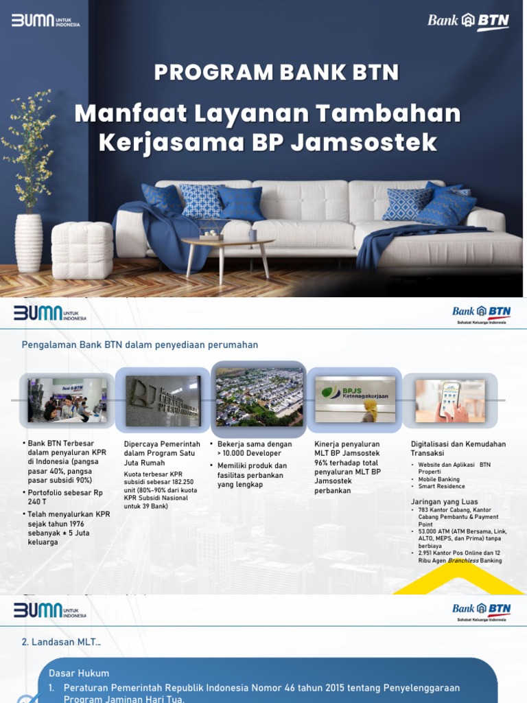 Program MLT Bank BTN: Solusi KPR Terbaik | PDF | Bisnis