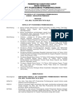 1.1.1 A SK Tentang Penetepan Visi, Misi, Tujuan Dan Tata Nilai Puskesmas