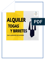 Alquiler de Togas